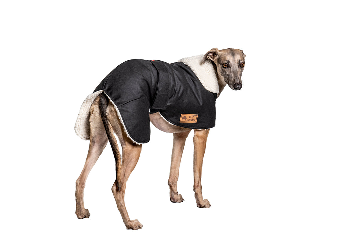 Fleece Lurcher Coat Waterproof Dog Coat Italian Greyhound, Whippet
