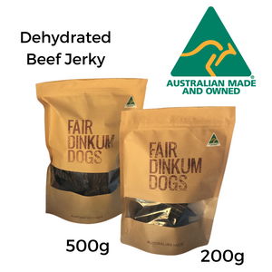Treat of 200g and 500g Beef Jerky for Your Dog