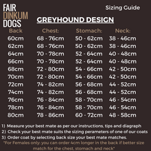 Load image into Gallery viewer, Sizing Guide for Your GreyHound Best Mate