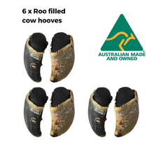 Load image into Gallery viewer, 6Roo filled Cow Hooves