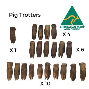 Range of Australian made Pig Trotters