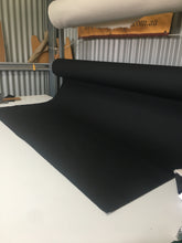 Load image into Gallery viewer, Premium black Australian made and owned waterproof Oilskin Waxed Cotton Fabric Material used for making waterproof bags coats and much more